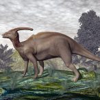 Parasaurolophus dinosaur - 3D render